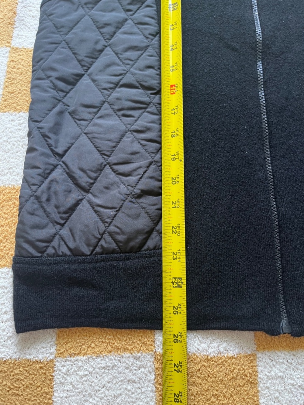 Murano Black Merino Wool Full Zip Vest Women's Sz L - Picture 5 of 11